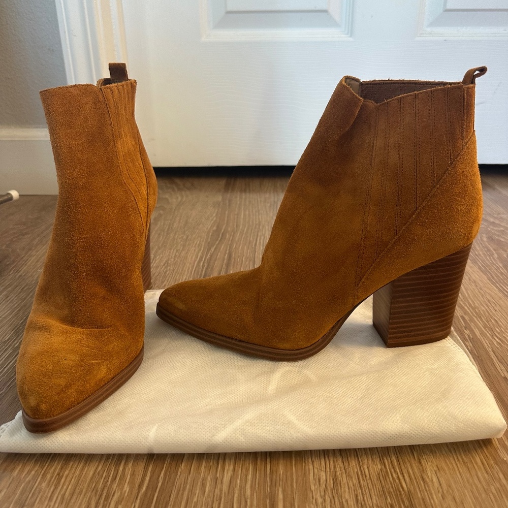 Marc Fisher Alva Bootie Brown